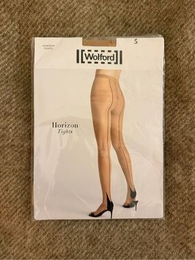 Wolford Sheer Hosiery in Nude/Black